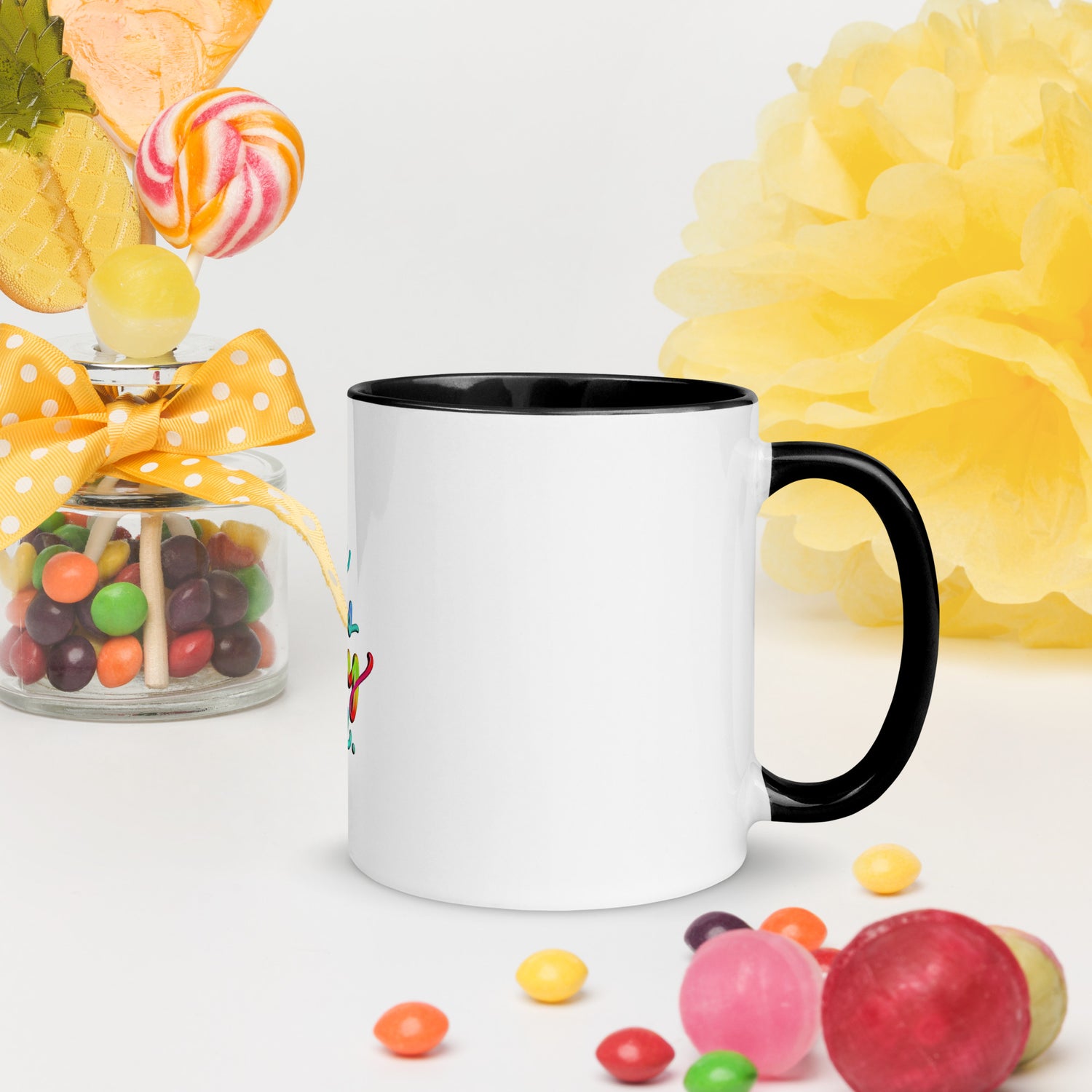 Mug with Color Inside: Love Wins Every Time