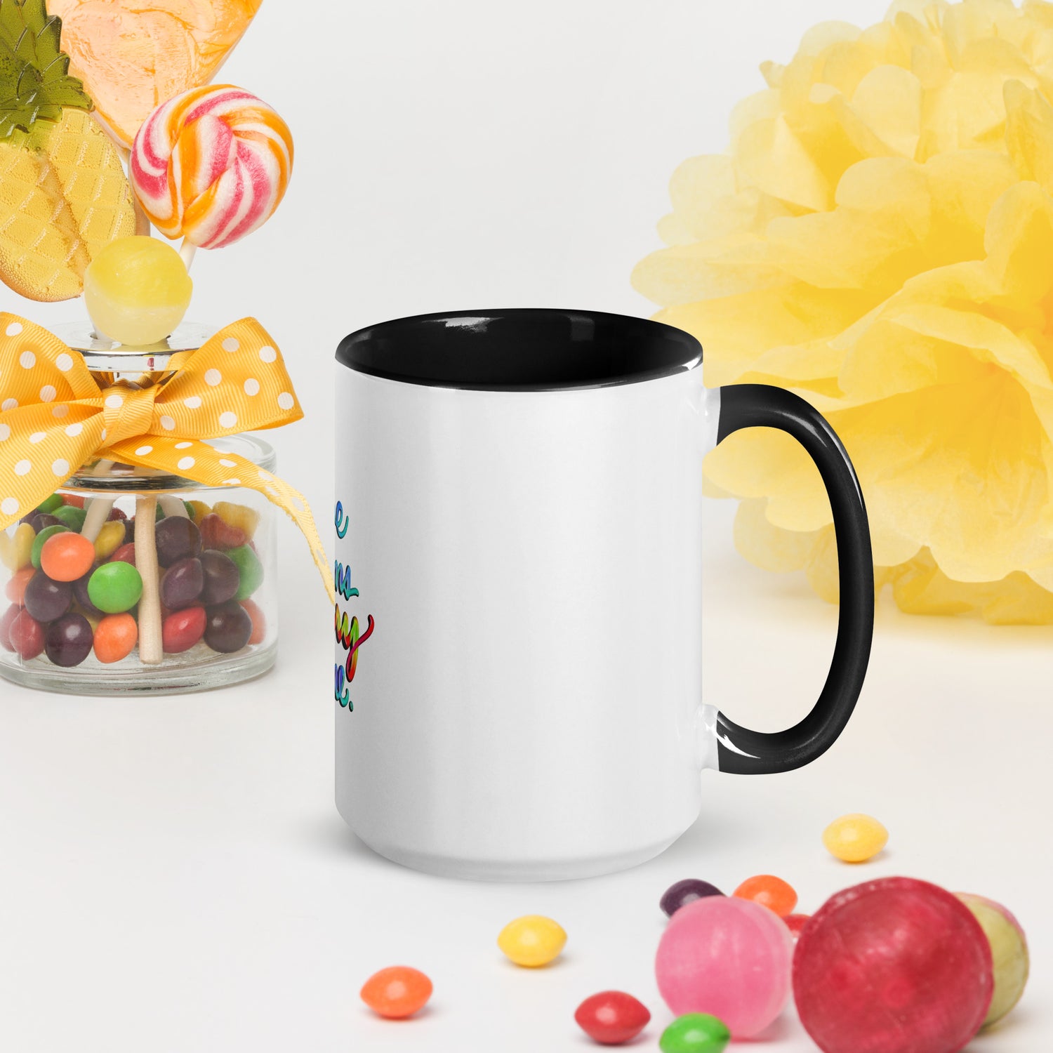 Mug with Color Inside: Love Wins Every Time