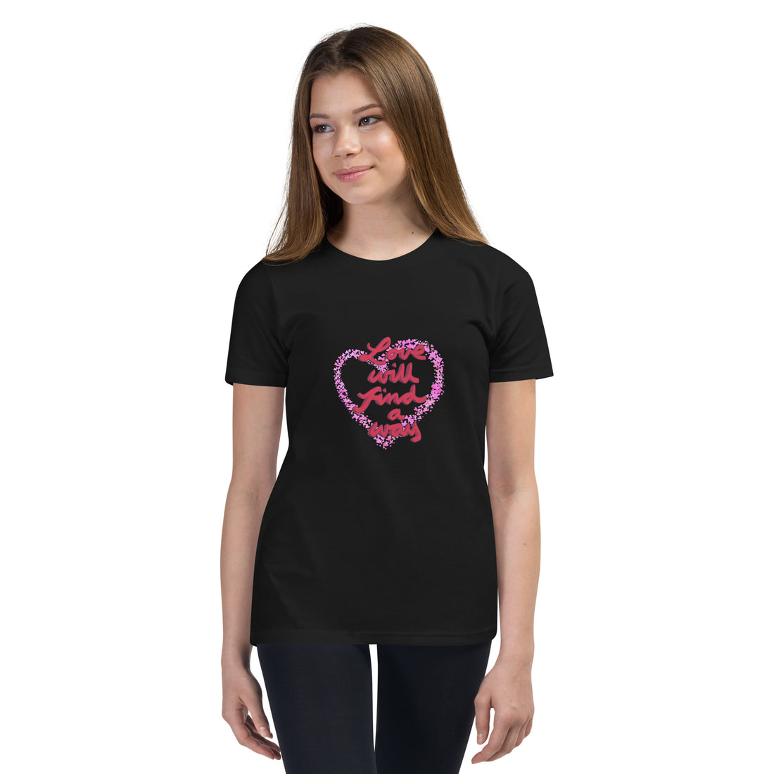 Love will find A way Youth Short Sleeve T-Shirt